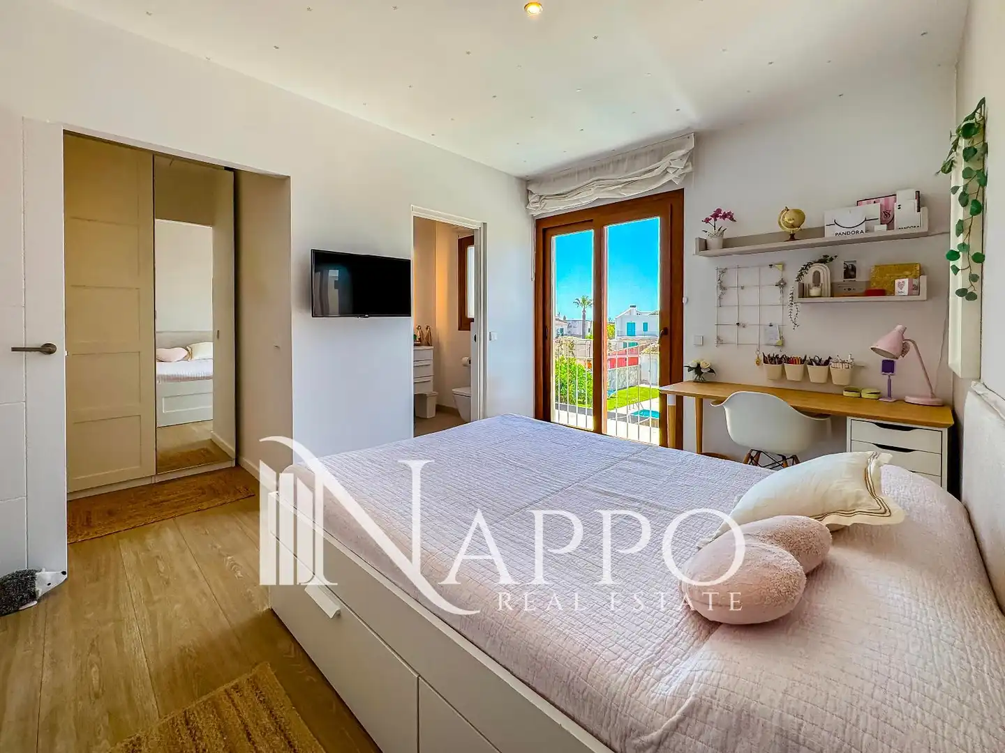Bedroom of Houses for rent in Marratxí  with Air Conditioner, Heating and Terrace