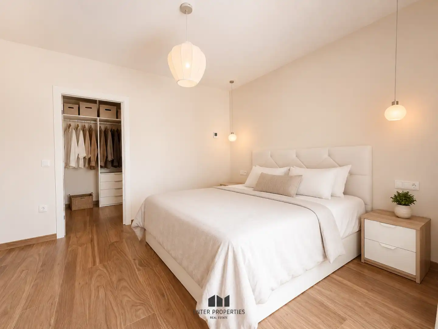 Dormitori de Casa adosada en venda en La Pobla de Vallbona amb Aire condicionat, Calefacció i Terrassa