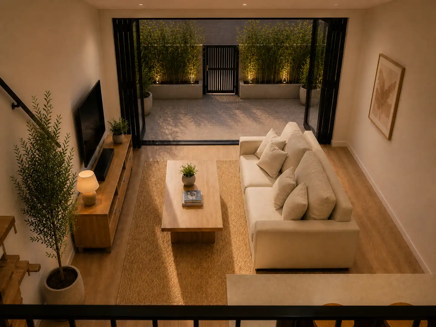 Living room of Apartments for sale in Sanxenxo  with Air Conditioner, Heating and Terrace