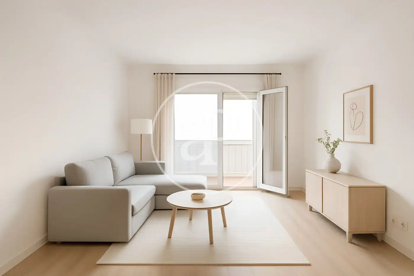 Living room of Flat for sale in  Barcelona Capital  with Heating