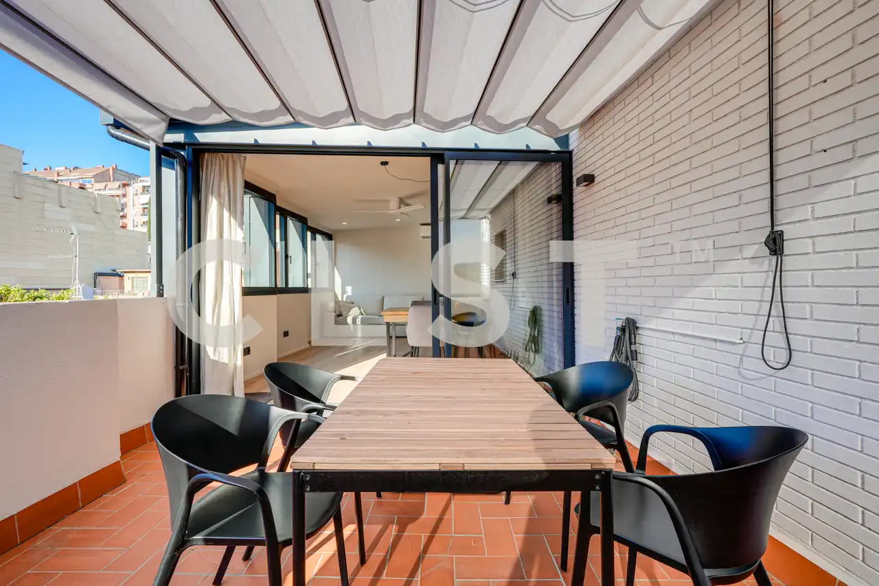 Terrassa de Apartament de lloguer en Barcelona amb Aire condicionat, Calefacció i Parquet