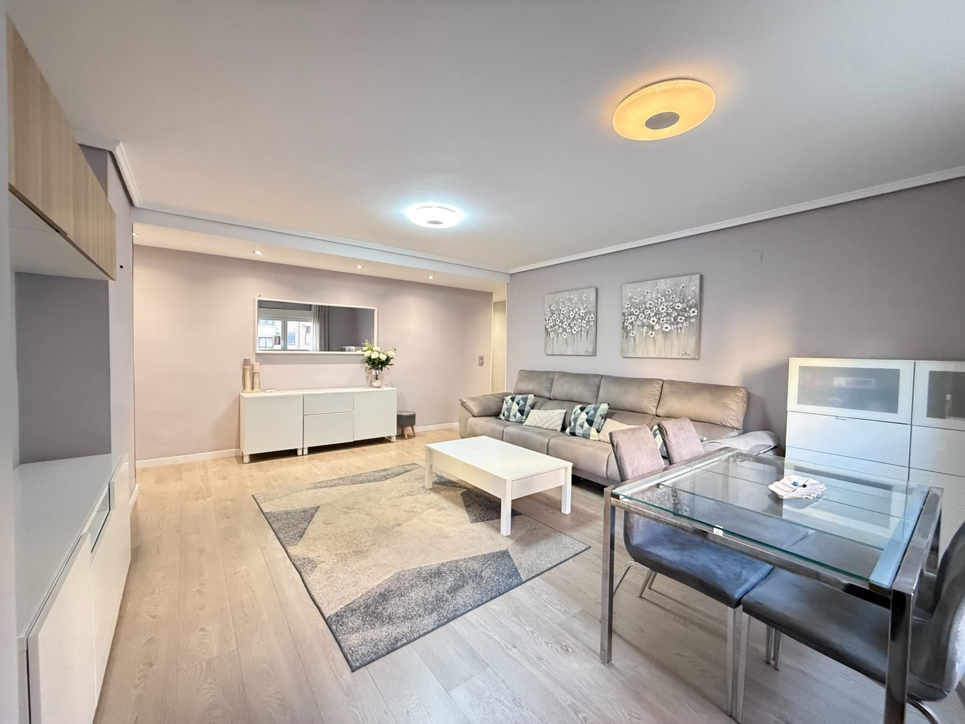 Living room of Flat to rent in  Valencia Capital  with Terrace and Balcony