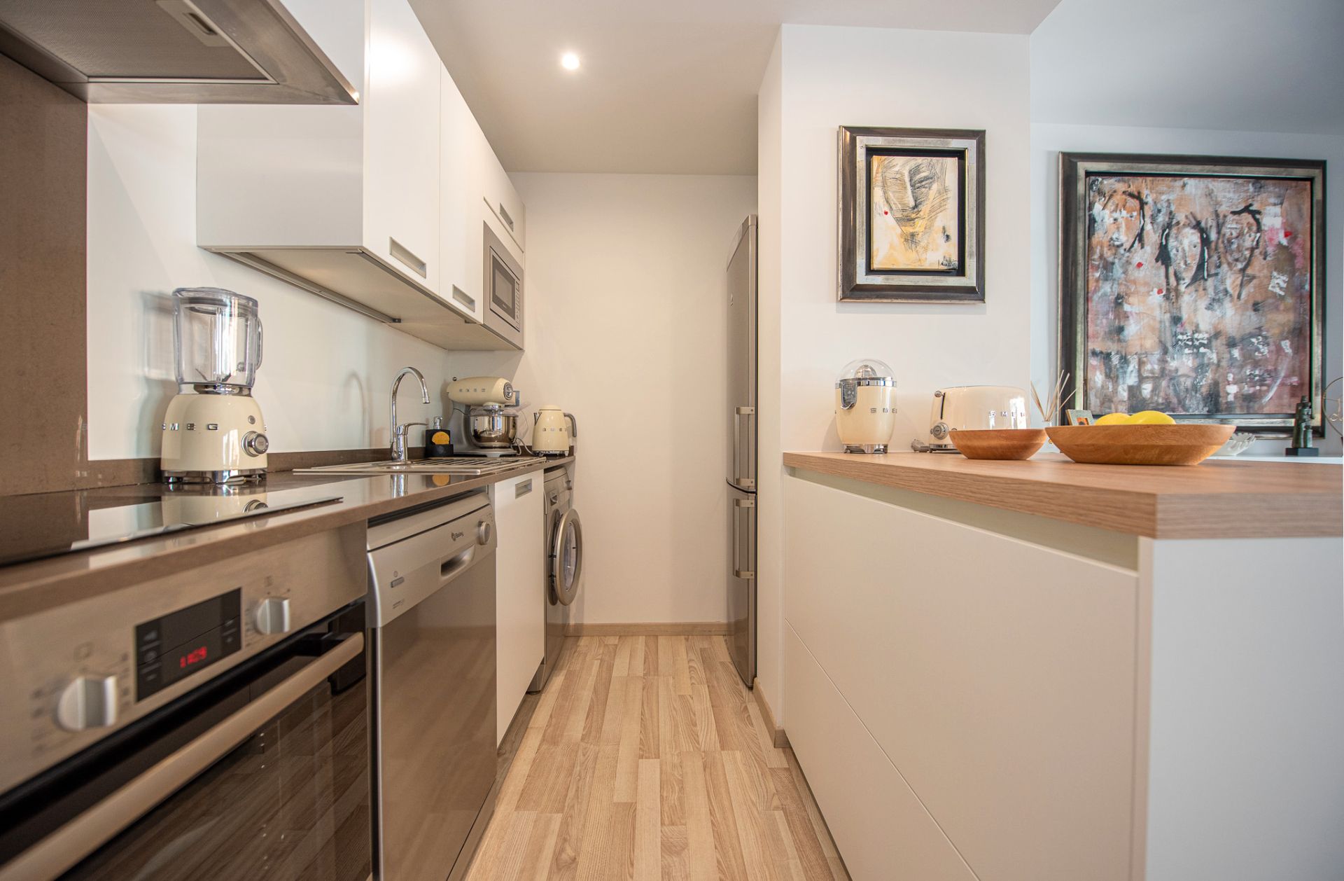 Kitchen of Flat for sale in Castell d'Aro, Platja d'Aro i s'Agaró  with Air Conditioner, Heating and Private garden