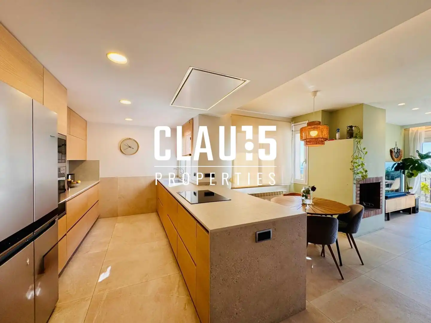Küche von Maisonette zum Verkauf in Blanes mit Klimaanlage, Heizung und Terrasse