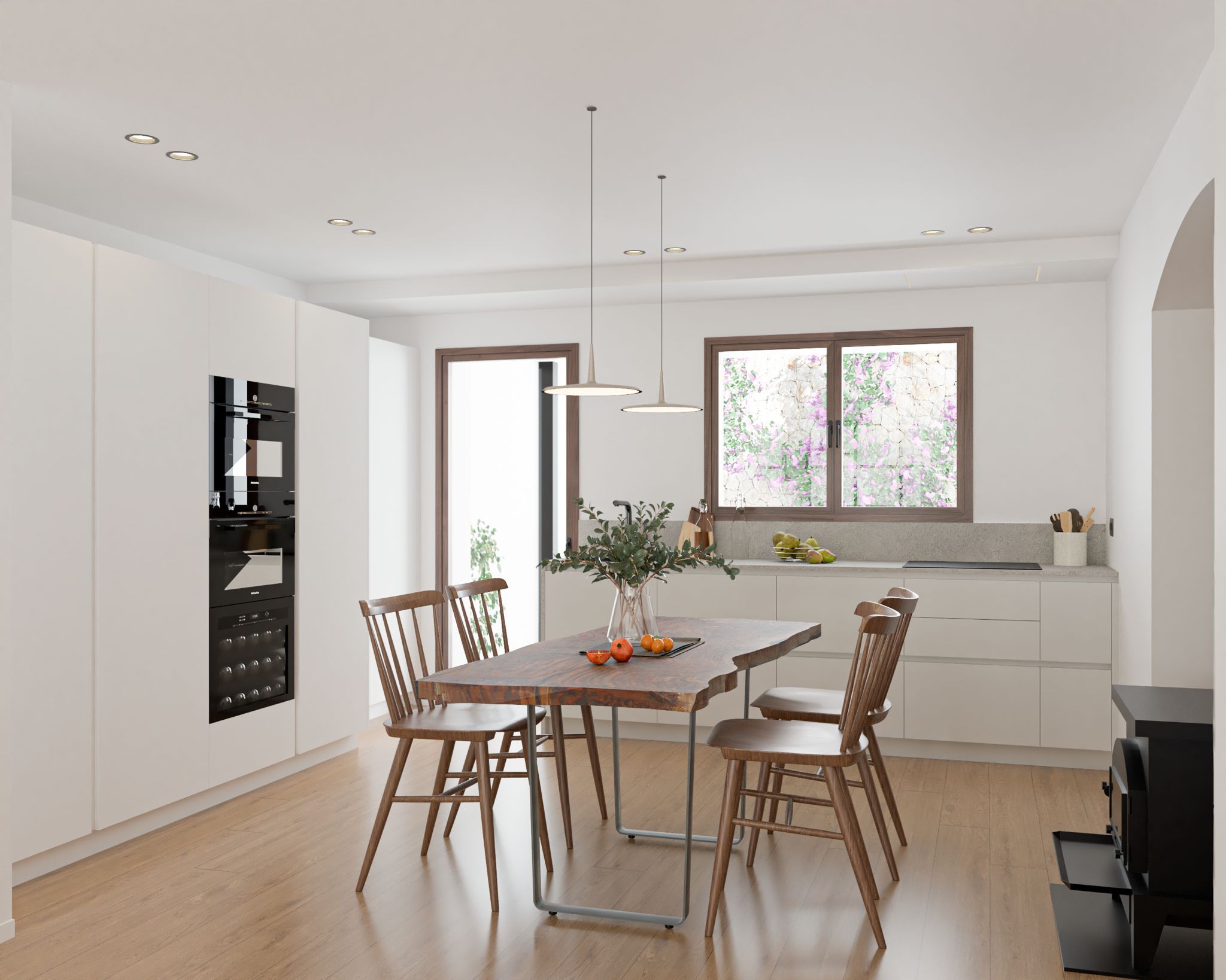 Cocina de Casa adosada en venta en Sóller con Aire acondicionado