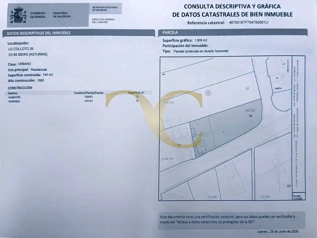 Residential land for sale in Colloto, imagen 19