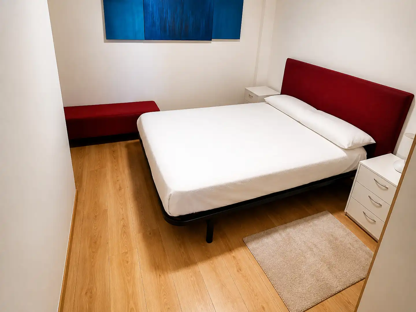 Bedroom of Flat for rent in Santander  with Furnished and Oven