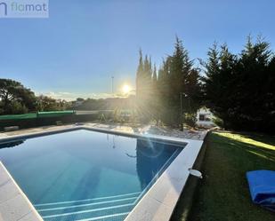 Swimming pool of House or chalet for sale in Fogars de la Selva  with Air Conditioner, Private garden and Swimming Pool