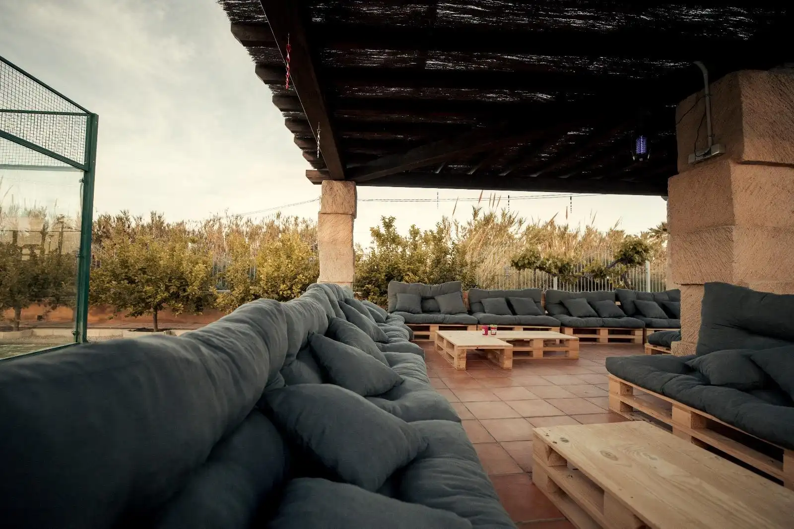 Terrasse von Haus oder Chalet zur Miete in Elche / Elx mit Klimaanlage, Heizung und Privatgarten