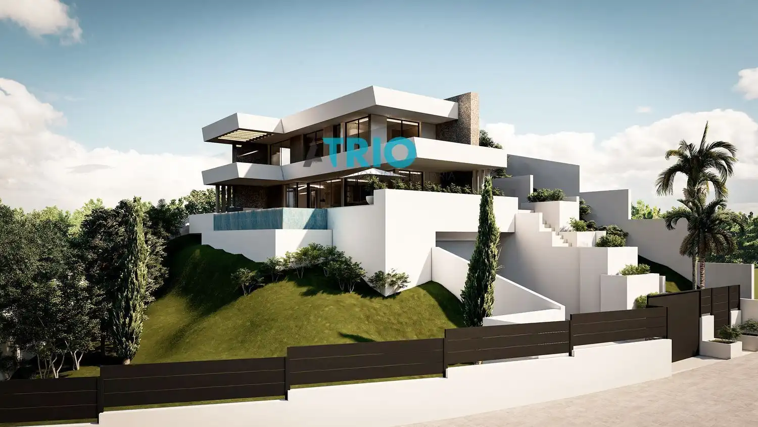 Vista exterior de Casa o xalet en venda en Bunyola amb Aire condicionat, Terrassa i Piscina