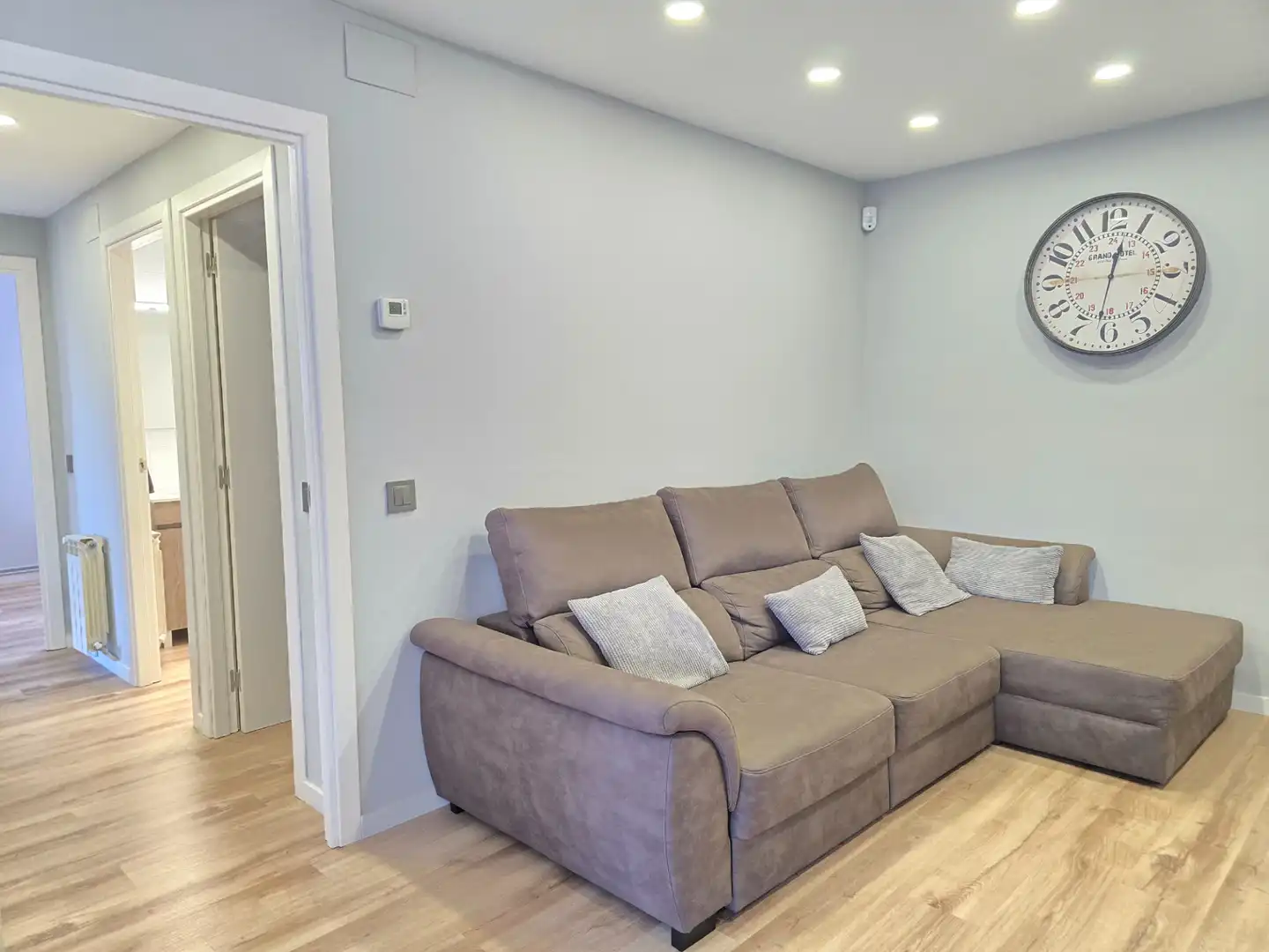 Sala de estar de Piso en venta en Sabadell con Calefacción, Parquet y Terraza