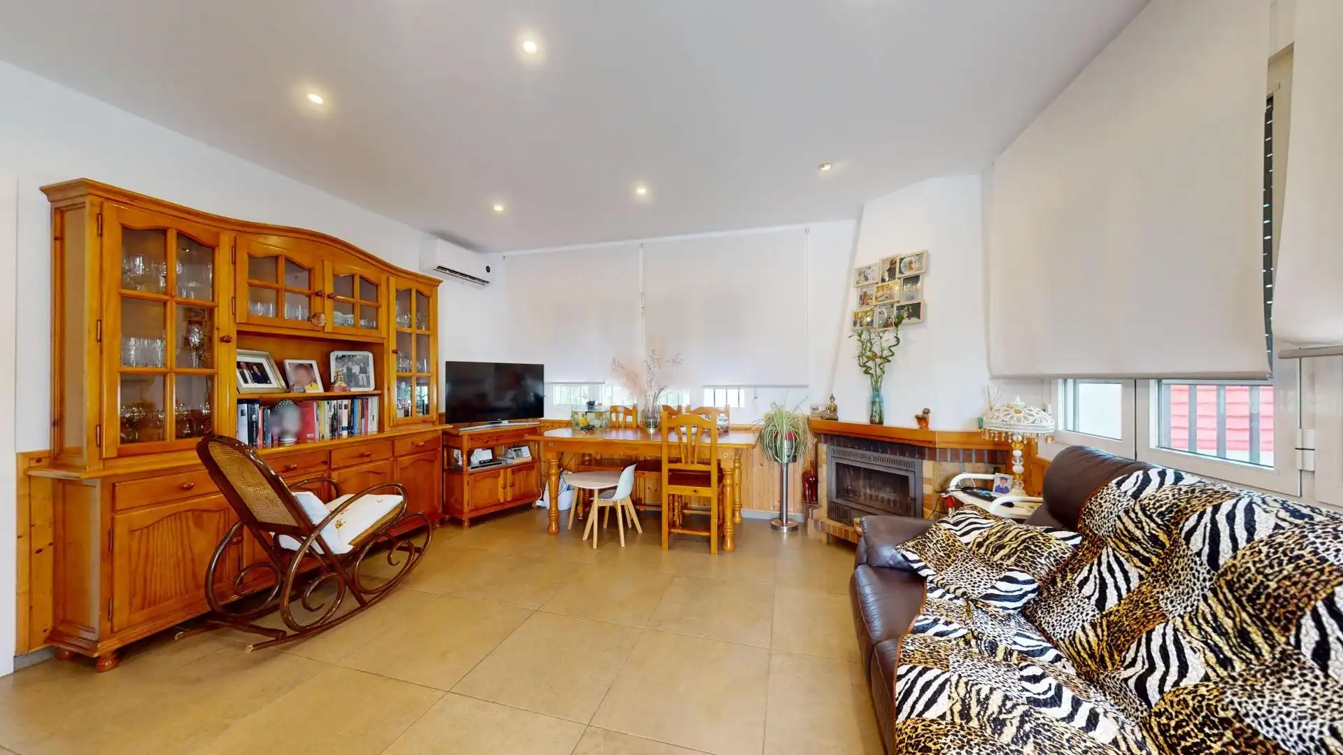 Living room of Houses for sale in Elche / Elx  with Air Conditioner, Private garden and Terrace