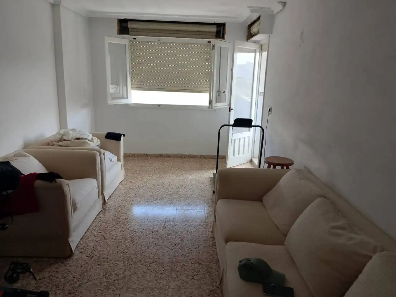 Sala de estar de Piso en venta en Tavernes de la Valldigna con Trastero, Amueblado y Balcón