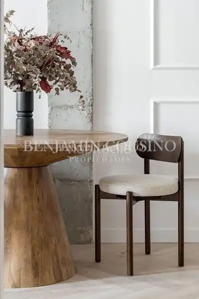 Comedor de Piso de alquiler en Madrid con Terraza y Amueblado