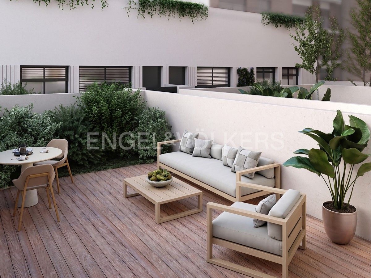 Terrace of Attic for sale in L'Hospitalet de Llobregat  with Air Conditioner, Heating and Parquet flooring