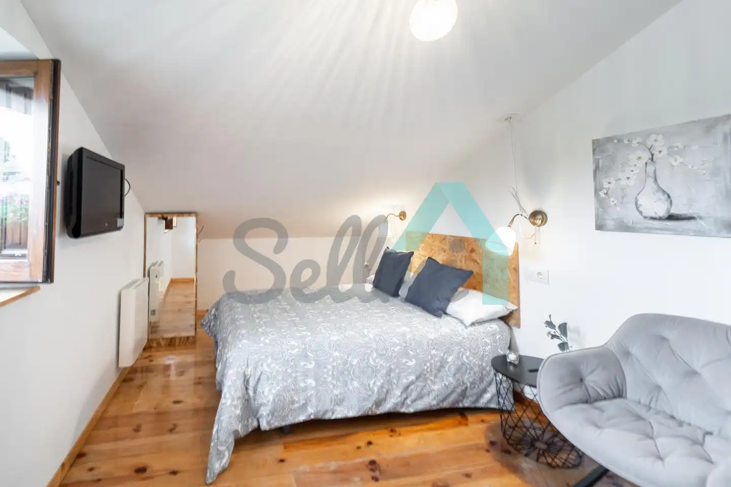 Habitación de Casa adosada de alquiler en Oviedo  con Jardín privado, Parquet y Terraza