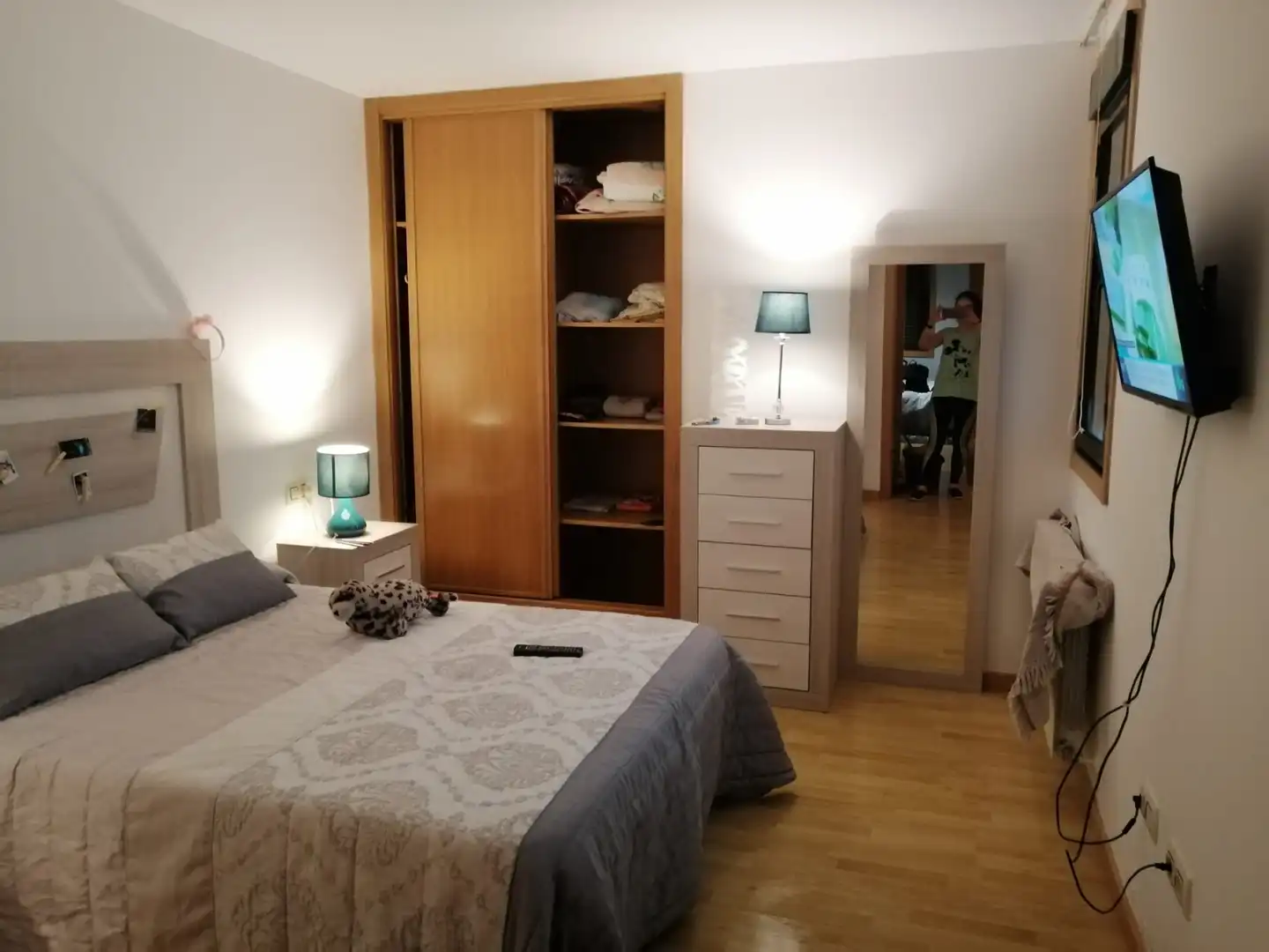 Bedroom of Flat for sale in Nogueira de Ramuín  with Heating, Parquet flooring and Furnished