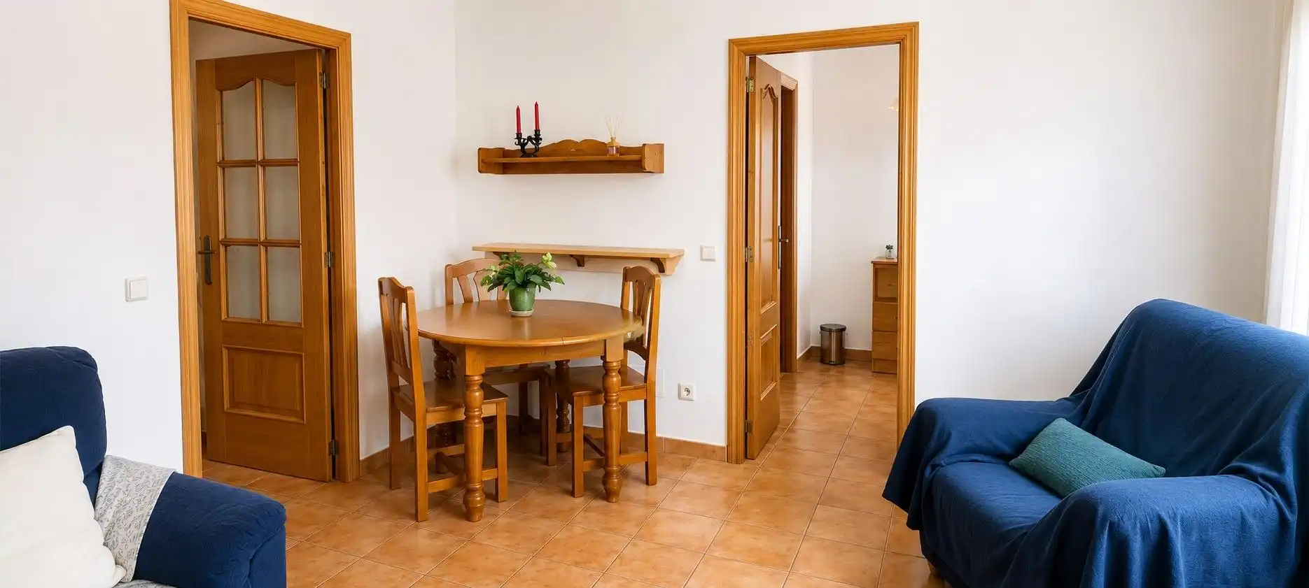 Esszimmer von Wohnung zur Miete in Bunyola mit Klimaanlage, Terrasse und Möbliert