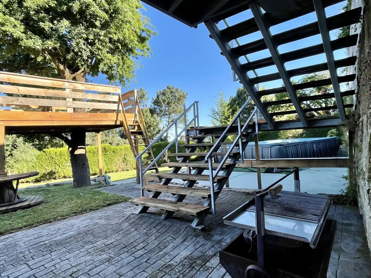 Terraza de Casa o chalet de alquiler en Nigrán con Calefacción, Jardín privado y Parquet