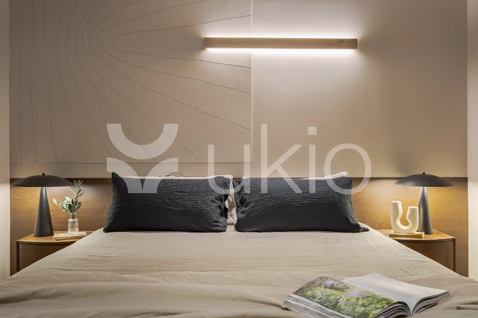 Schlafzimmer von Wohnungen zur Miete in Madrid mit Klimaanlage, Heizung und Möbliert