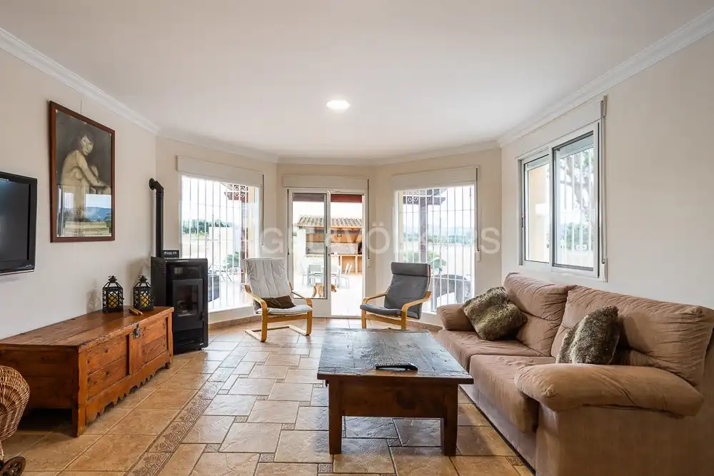 Living room of Country homes for rent in Dénia  with Air Conditioner, Heating and Private garden