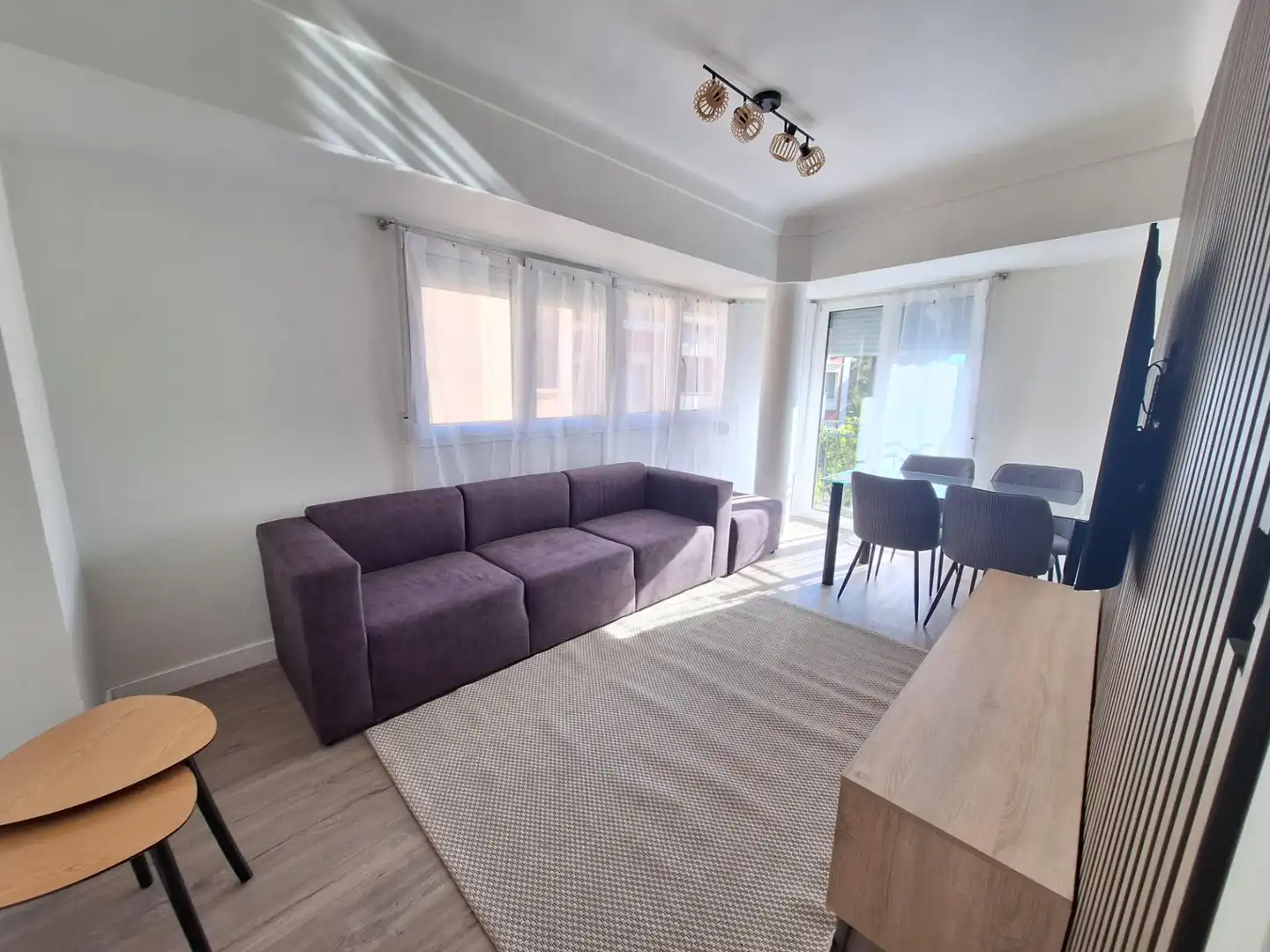 Living room of Flat for sale in Elche / Elx  with Furnished and Balcony