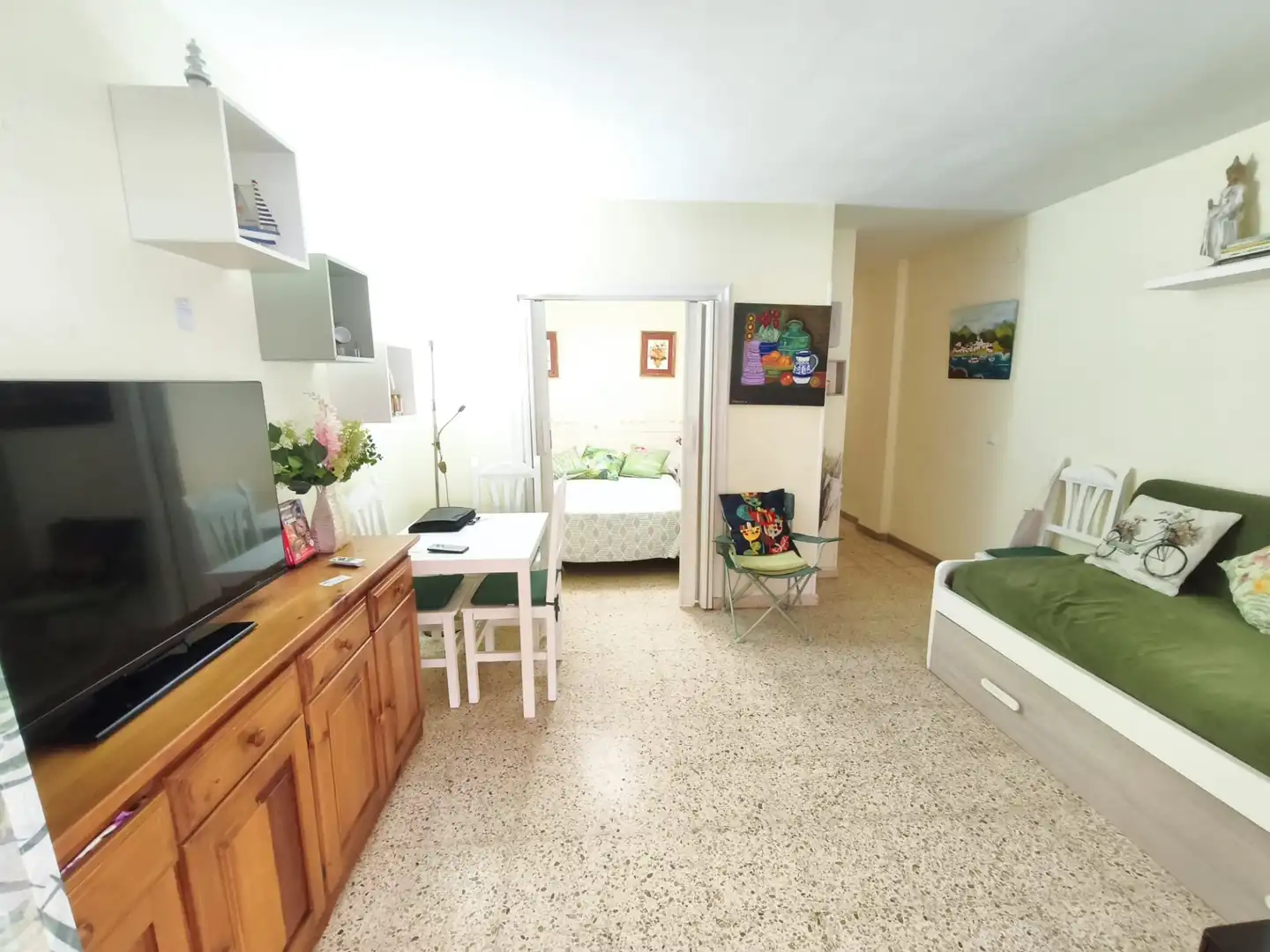 Sala de estar de Apartamento en venta en Salou con Aire acondicionado, Terraza y Lavadora