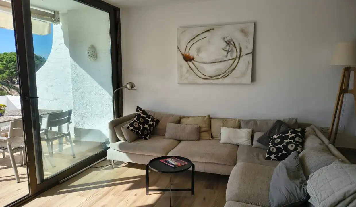 Wohnzimmer von Maisonette zum Verkauf in Pals mit Klimaanlage, Heizung und Terrasse