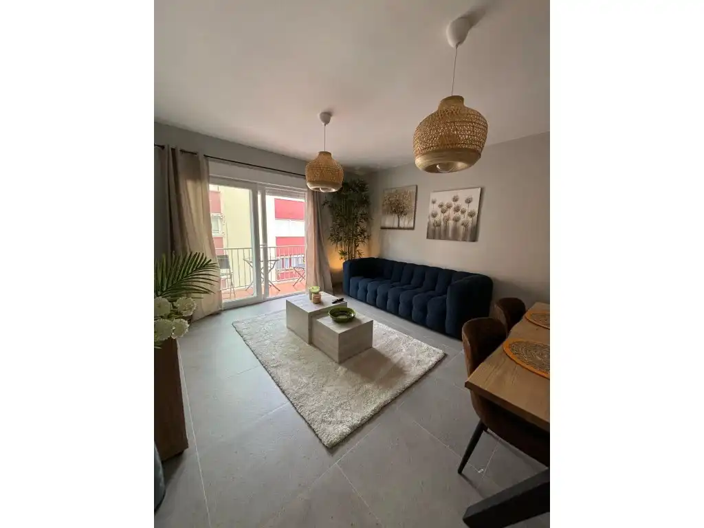 Sala de estar de Piso en venta en Benicarló con Aire acondicionado, Amueblado y Balcón