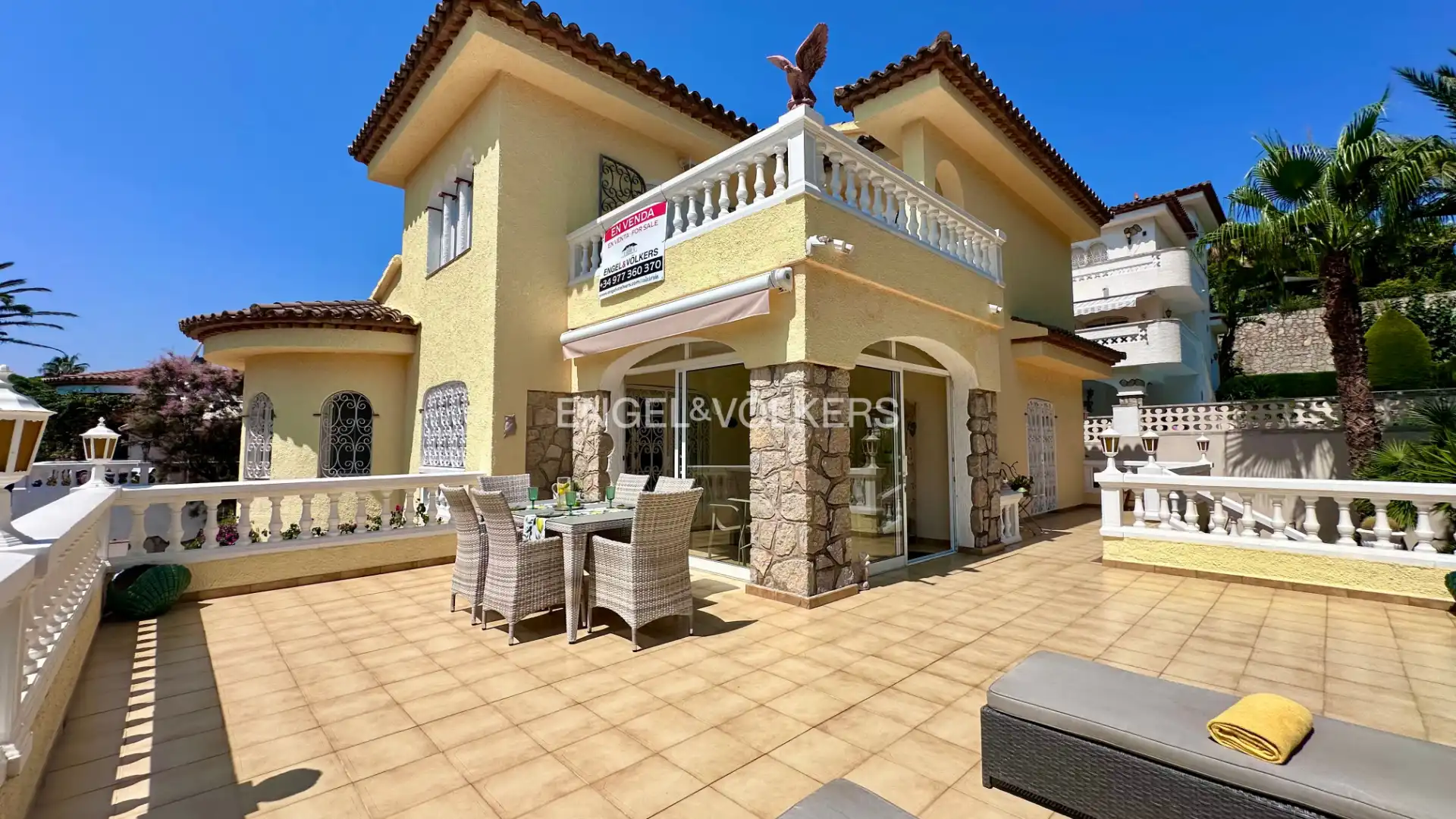 Vista exterior de Casa o chalet en venta en Mont-roig del Camp con Aire acondicionado, Calefacción y Jardín privado