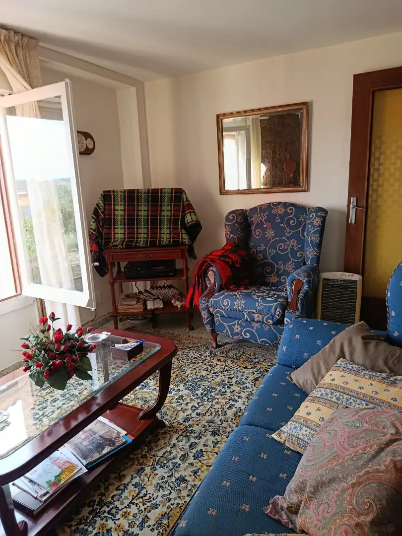 Sala de estar de Casa adosada en venta en Tudelilla con Terraza, Trastero y Amueblado