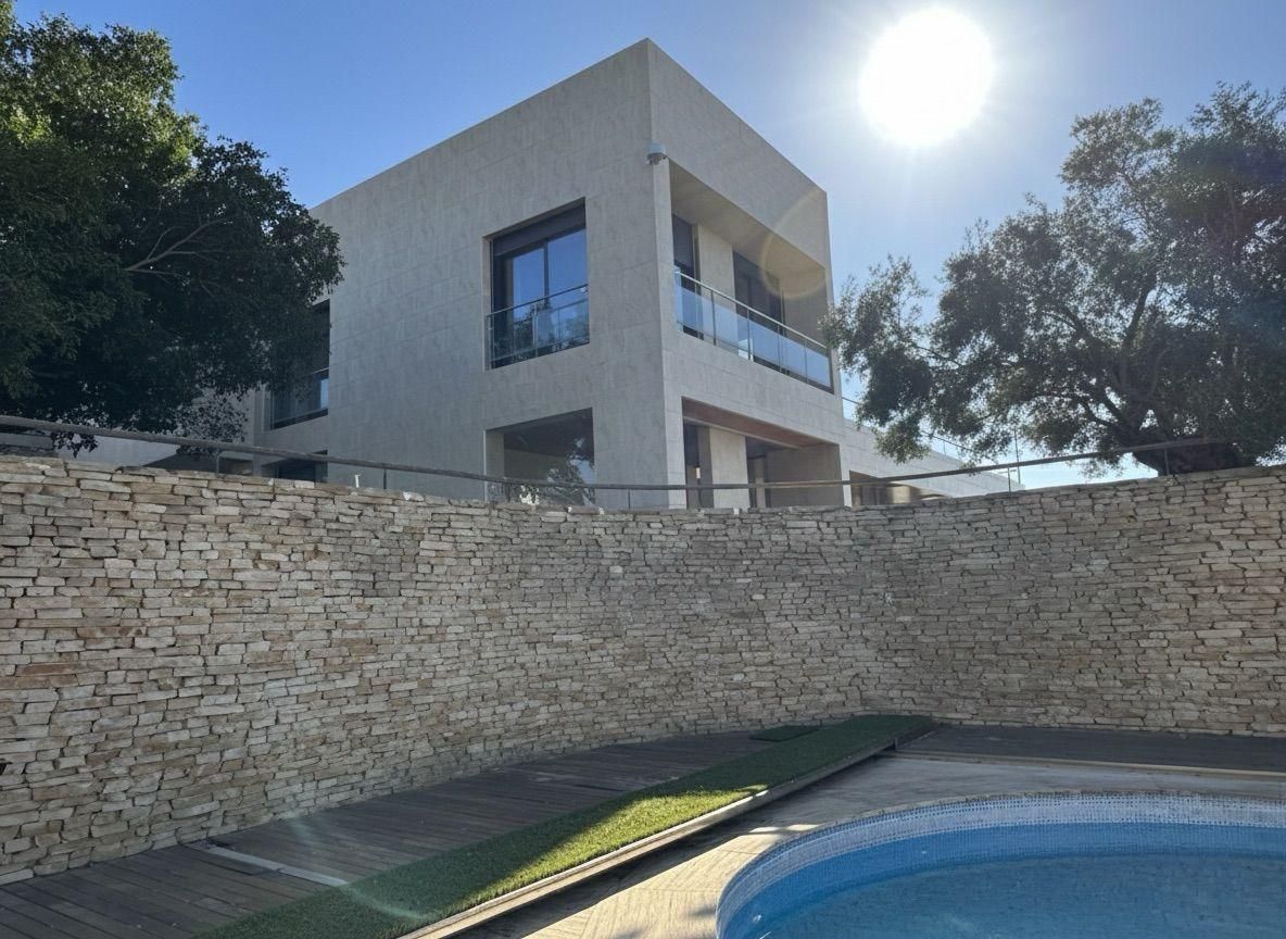 Exterior view of Houses for sale in Molina de Segura  with Air Conditioner, Private garden and Terrace