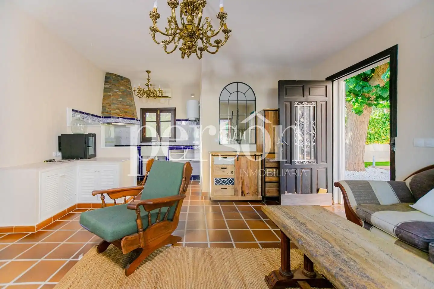 Living room of Houses for rent in Bétera  with Air Conditioner, Private garden and Terrace