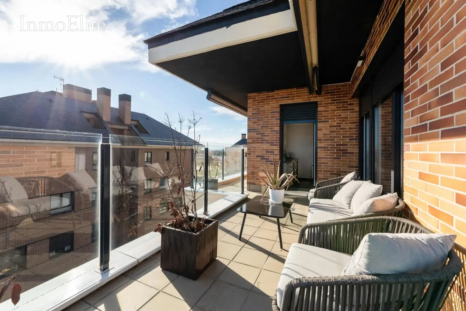 Terrasse von Dachboden zum Verkauf in Majadahonda mit Klimaanlage, Heizung und Parkett