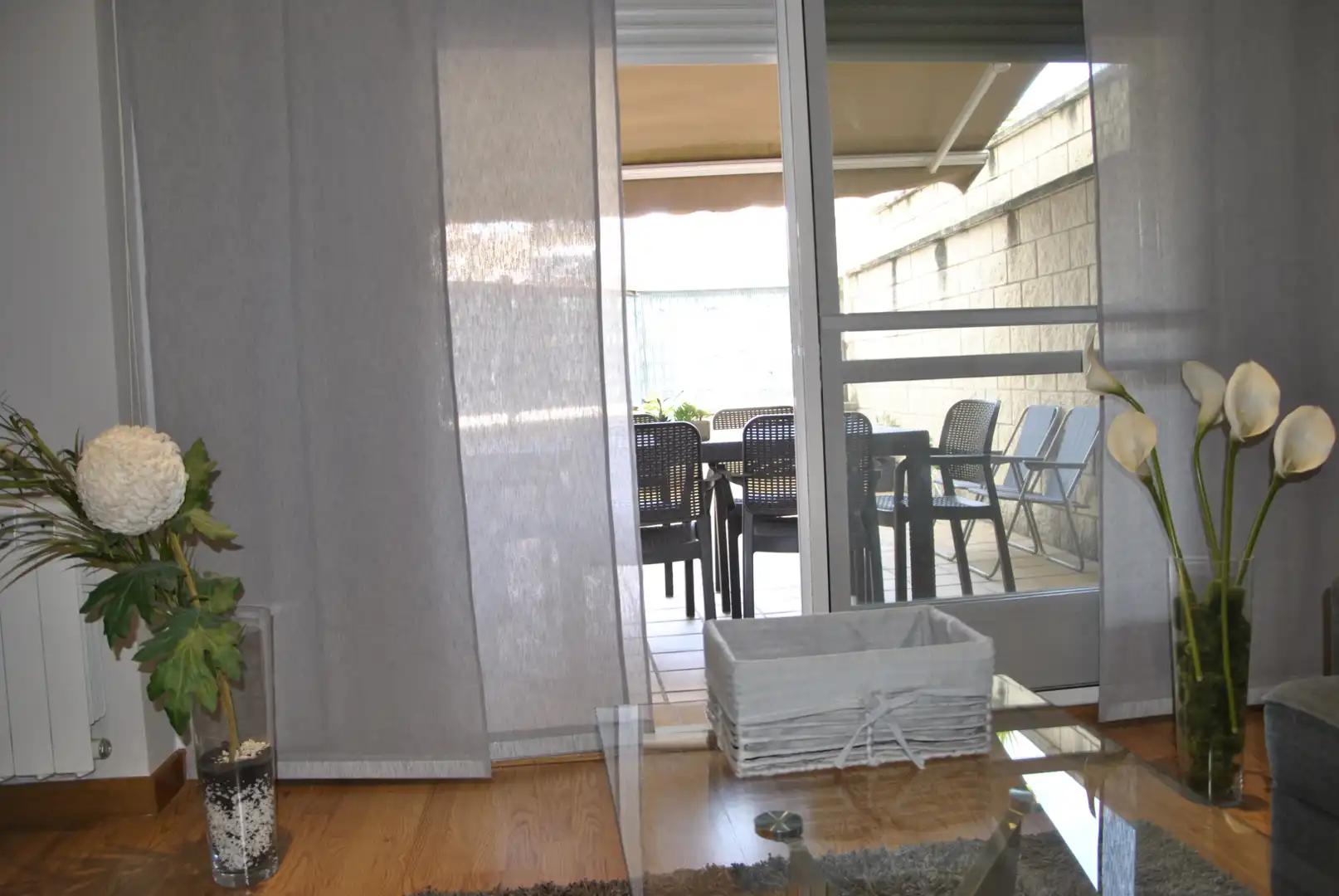 Terraza de Piso de alquiler en Plasencia con Aire acondicionado, Calefacción y Jardín privado
