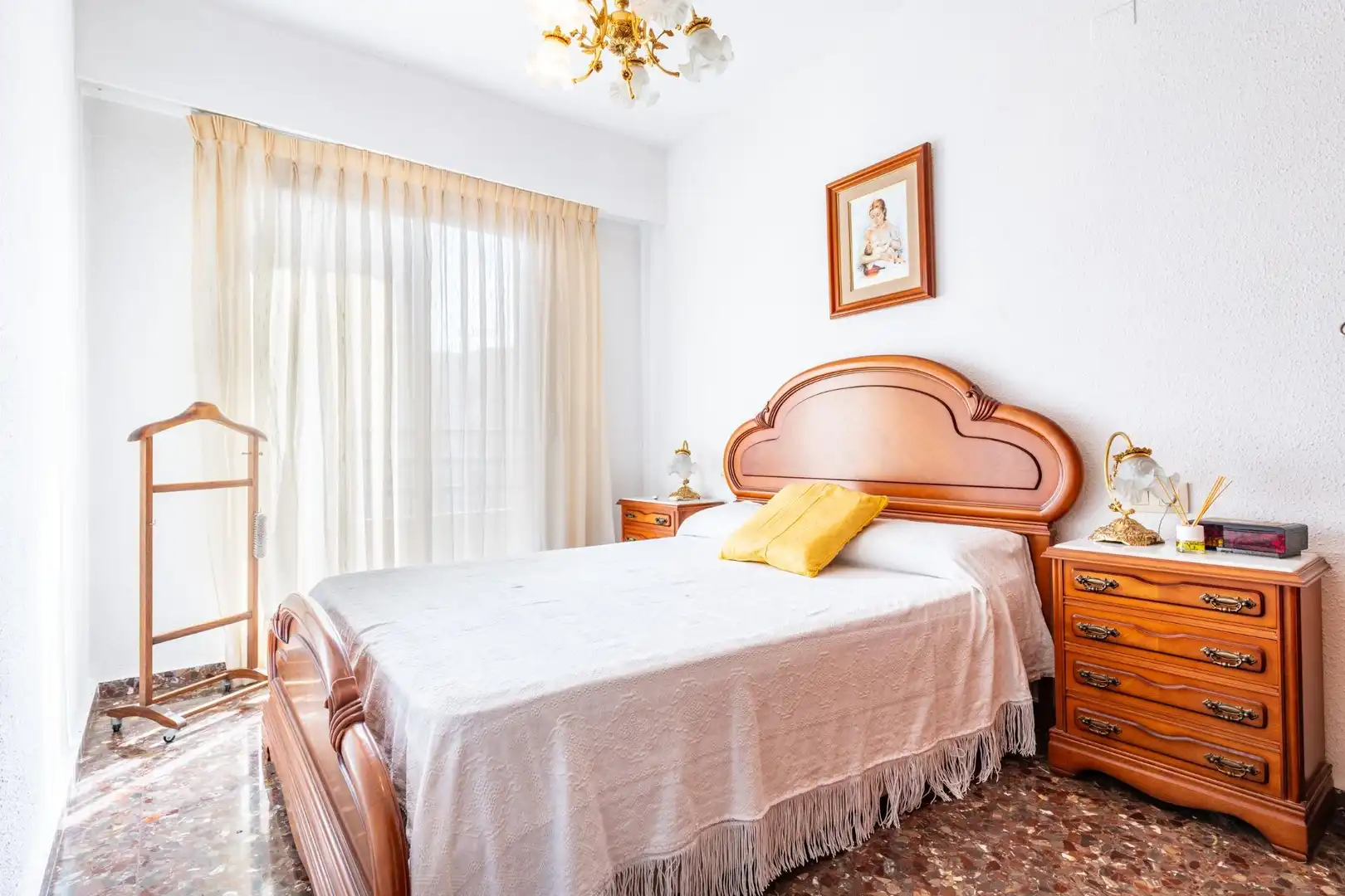 Bedroom of Flat for sale in Mislata  with Air Conditioner, Heating and Balcony