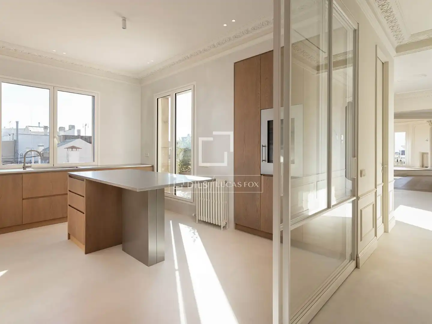 Kitchen of Attic for sale in Barcelona  with Air Conditioner, Heating and Parquet flooring