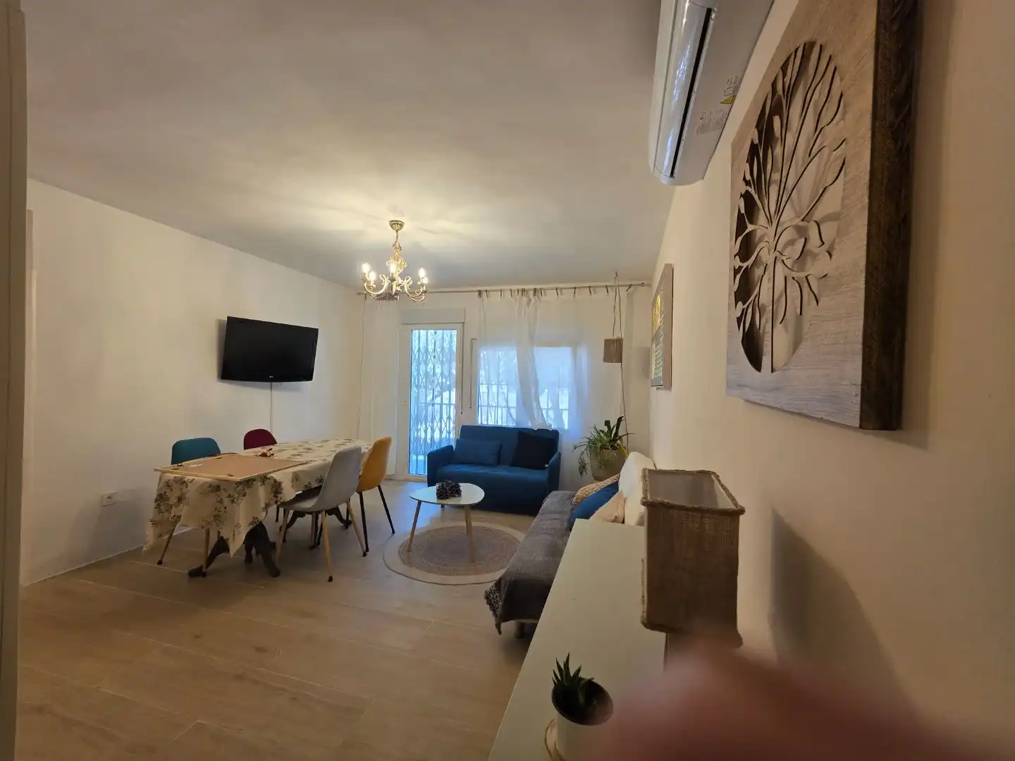 Wohnzimmer von Wohnung zur Miete in Nuevo Baztán mit Klimaanlage, Terrasse und Möbliert