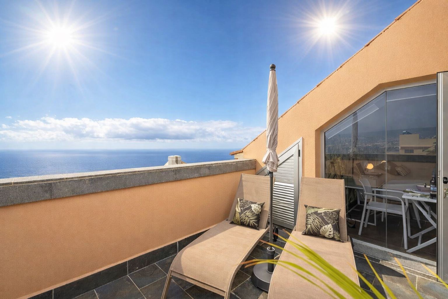 Terrassa de Loft de lloguer en Santa Úrsula amb Terrassa, Moblat i Rentadora