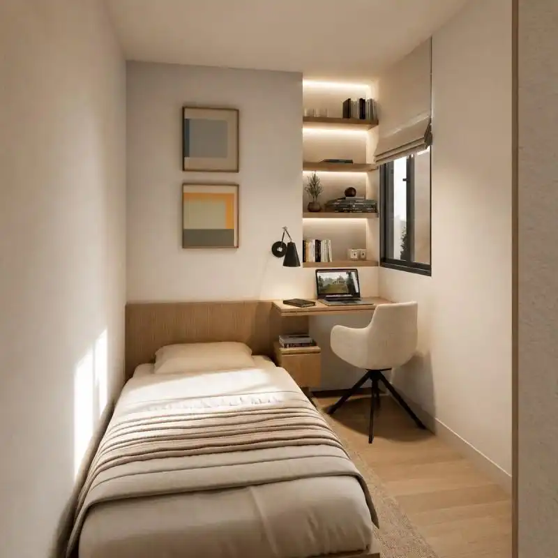 Bedroom of Attic for sale in Madrid  with Air Conditioner, Heating and Private garden