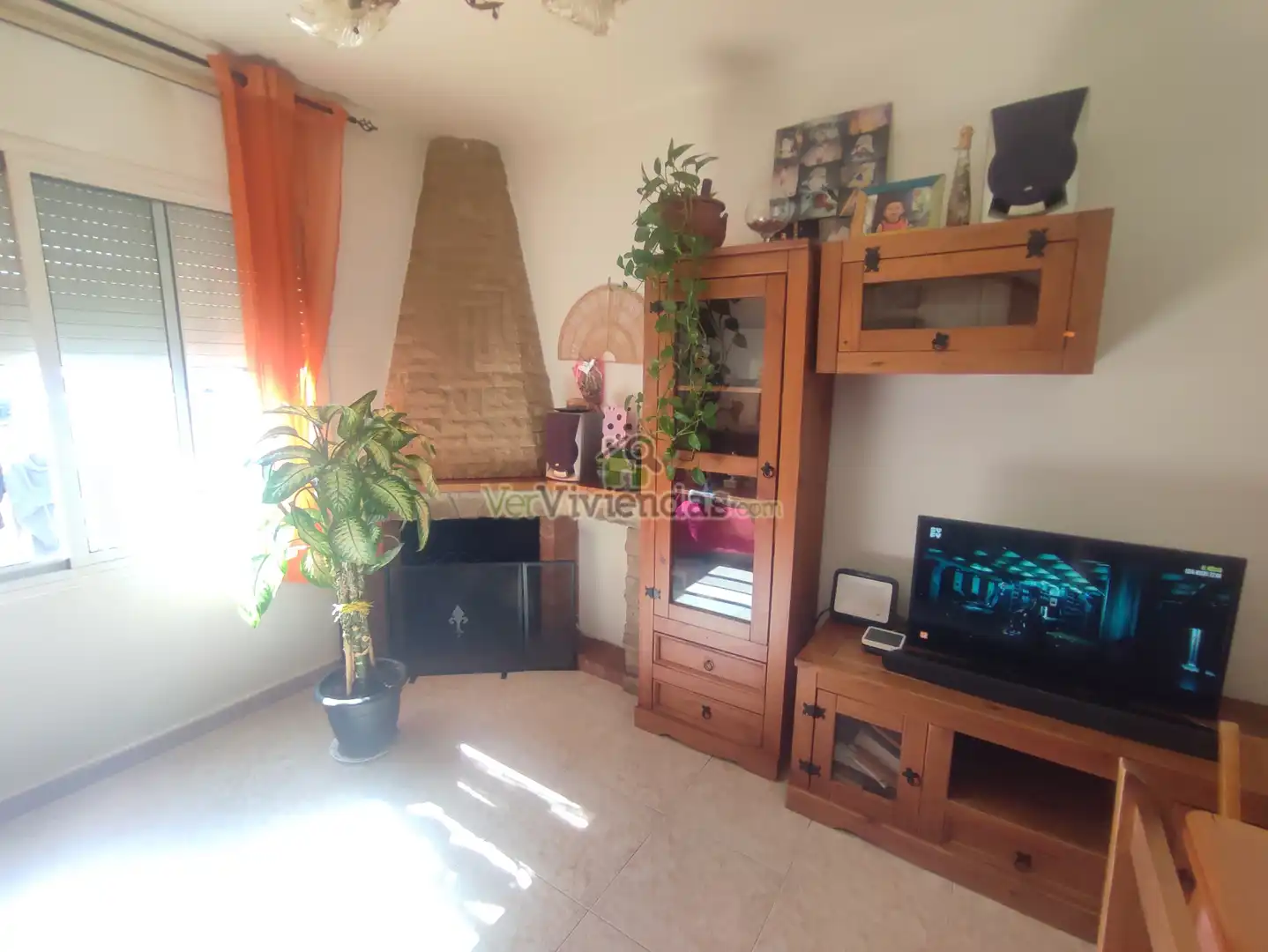 Sala d'estar de Casa adosada en venda en Piera amb Jardí privat, Terrassa i Balcó