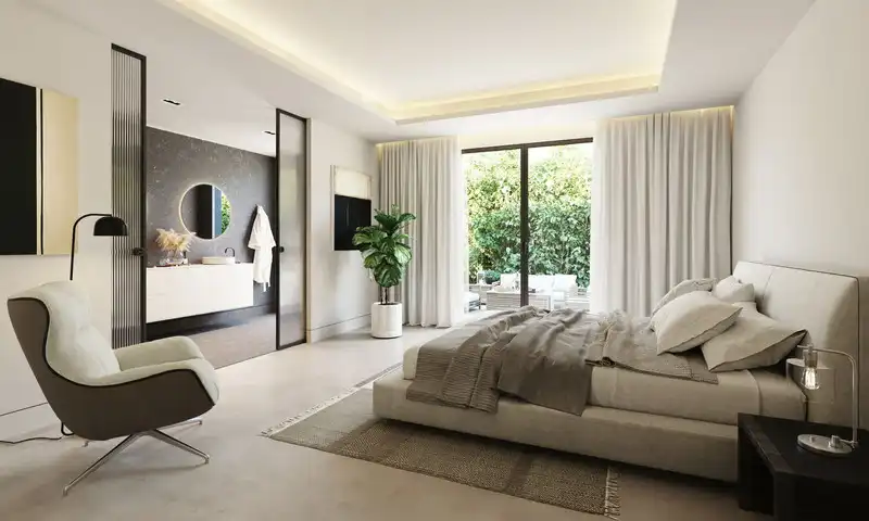 Bedroom of Houses for sale in Marbella  with Air Conditioner, Terrace and Storage room