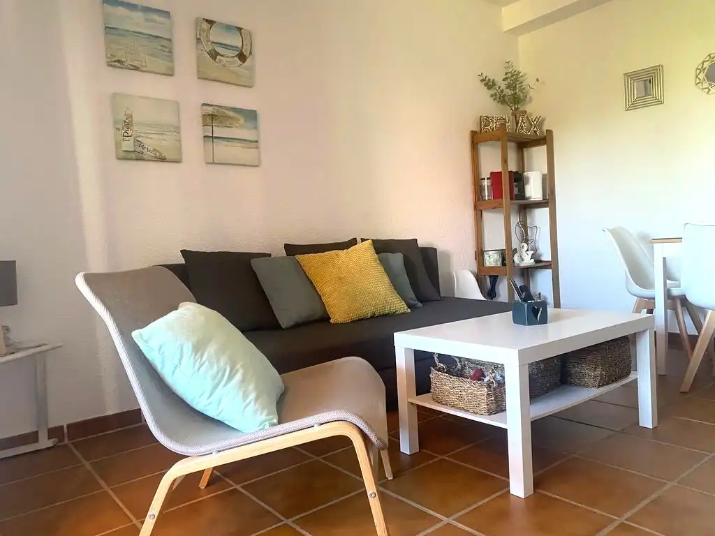 Living room of Attic for sale in Islantilla  with Terrace, Furnished and Community pool