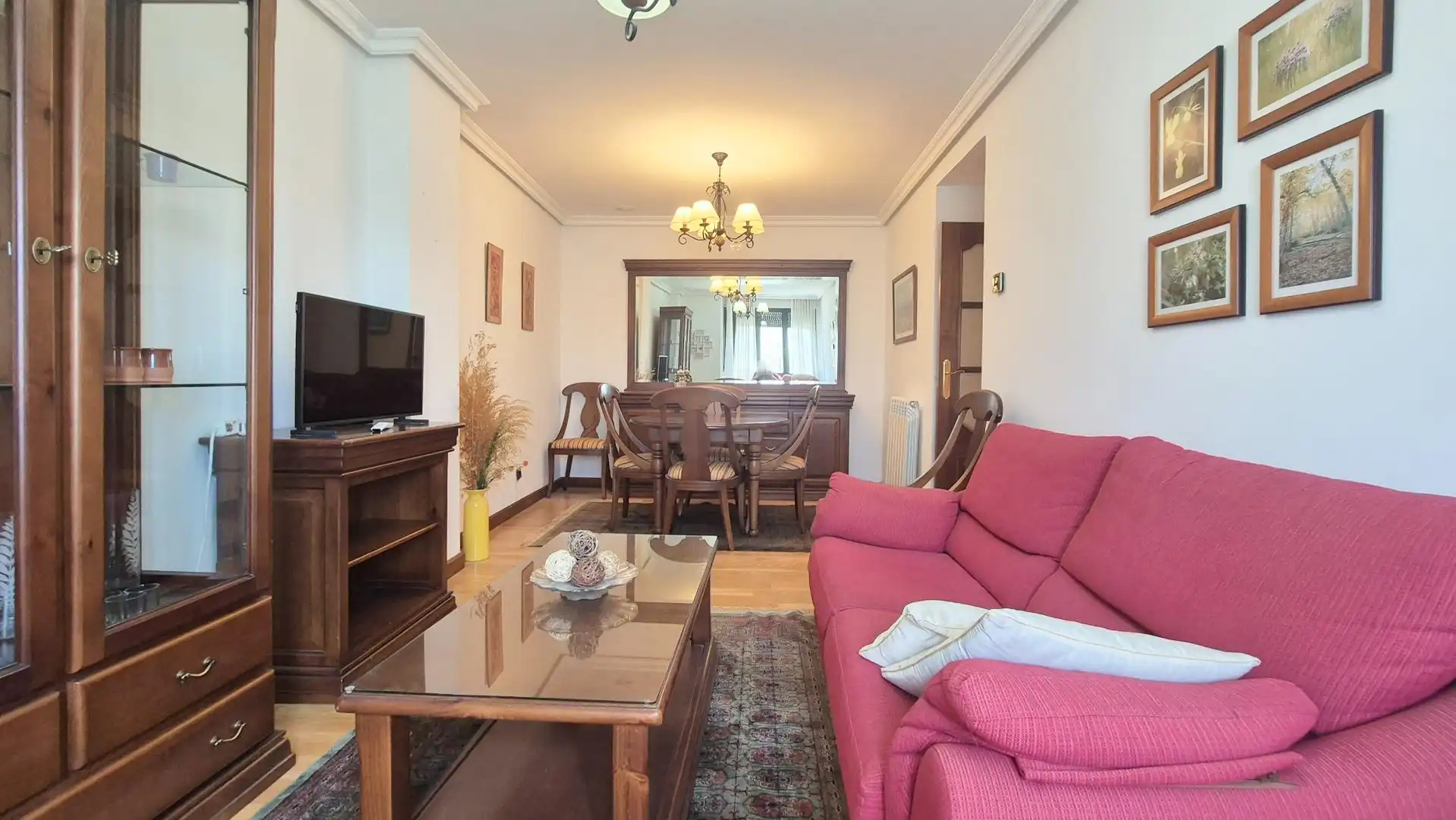 Sala de estar de Piso en venta en Salamanca con Calefacción y Amueblado