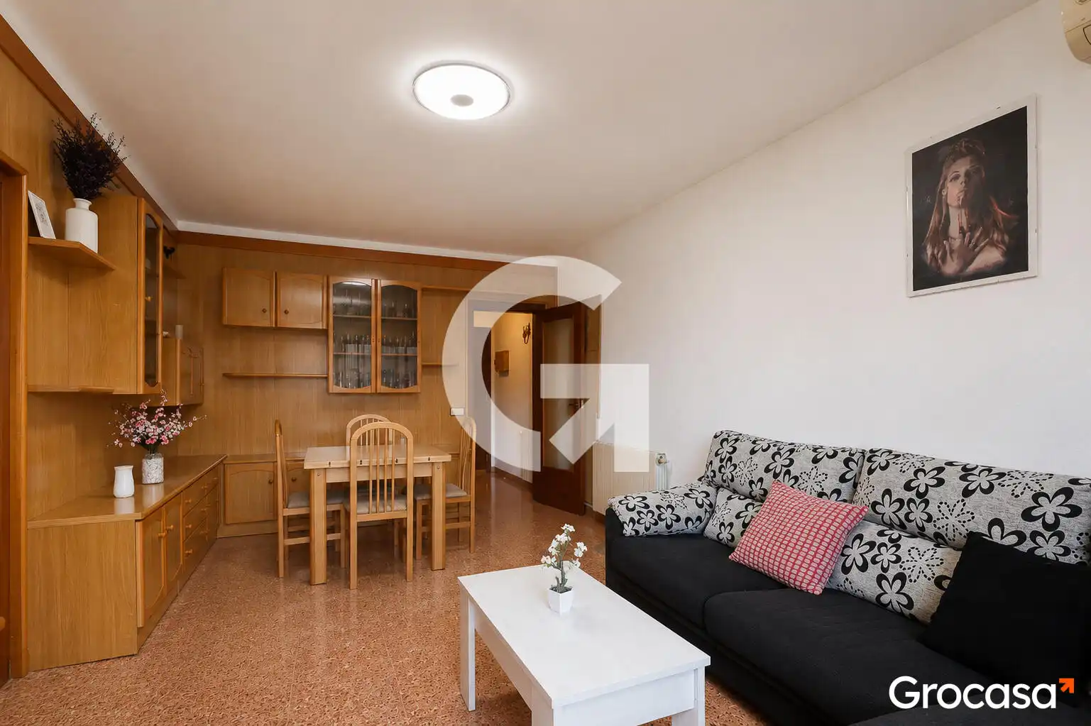 Living room of Flat for sale in El Prat de Llobregat  with Air Conditioner, Heating and Oven