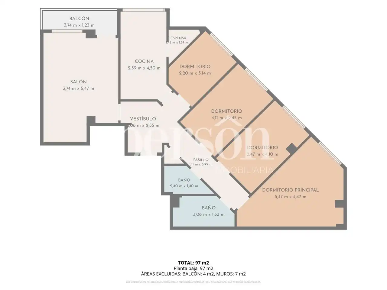 Flat with terrace for sale in Avinguda del Sud, imagen 29