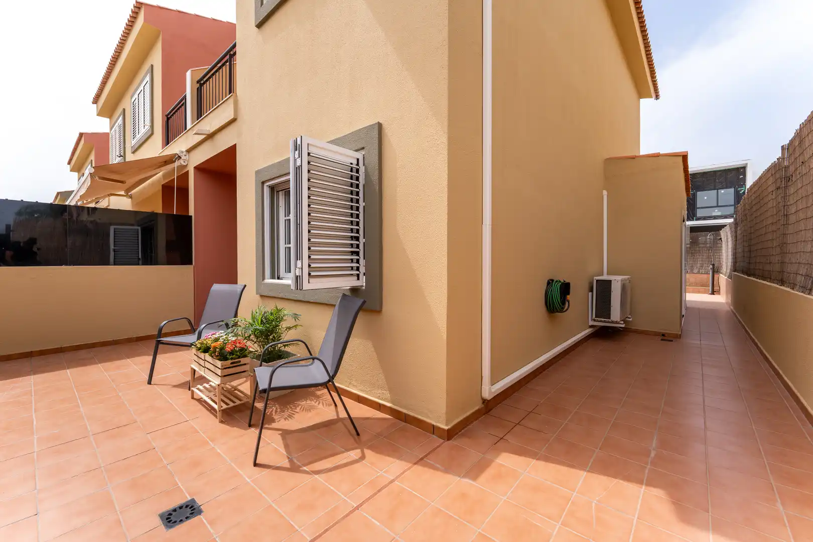 Terraza de Casa adosada en venta en San Bartolomé de Tirajana con Aire acondicionado, Jardín privado y Terraza