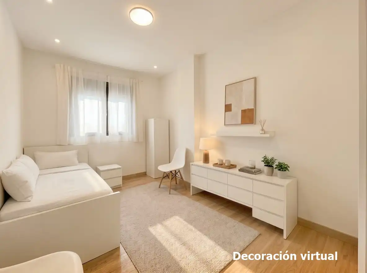 Dormitori de Casa adosada en venda en Alhaurín de la Torre amb Aire condicionat, Calefacció i Jardí privat