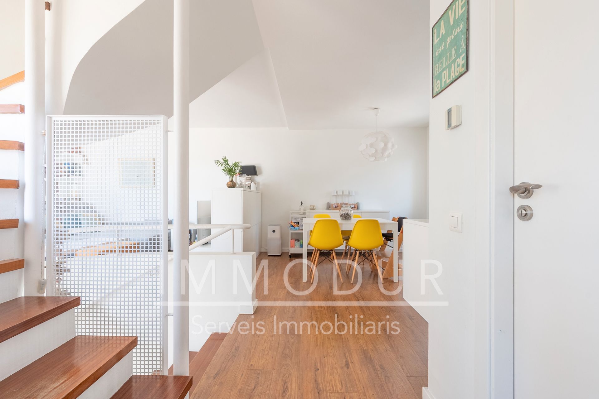 Dining room of Single-family semi-detached for sale in Castelldefels  with Air Conditioner, Heating and Private garden
