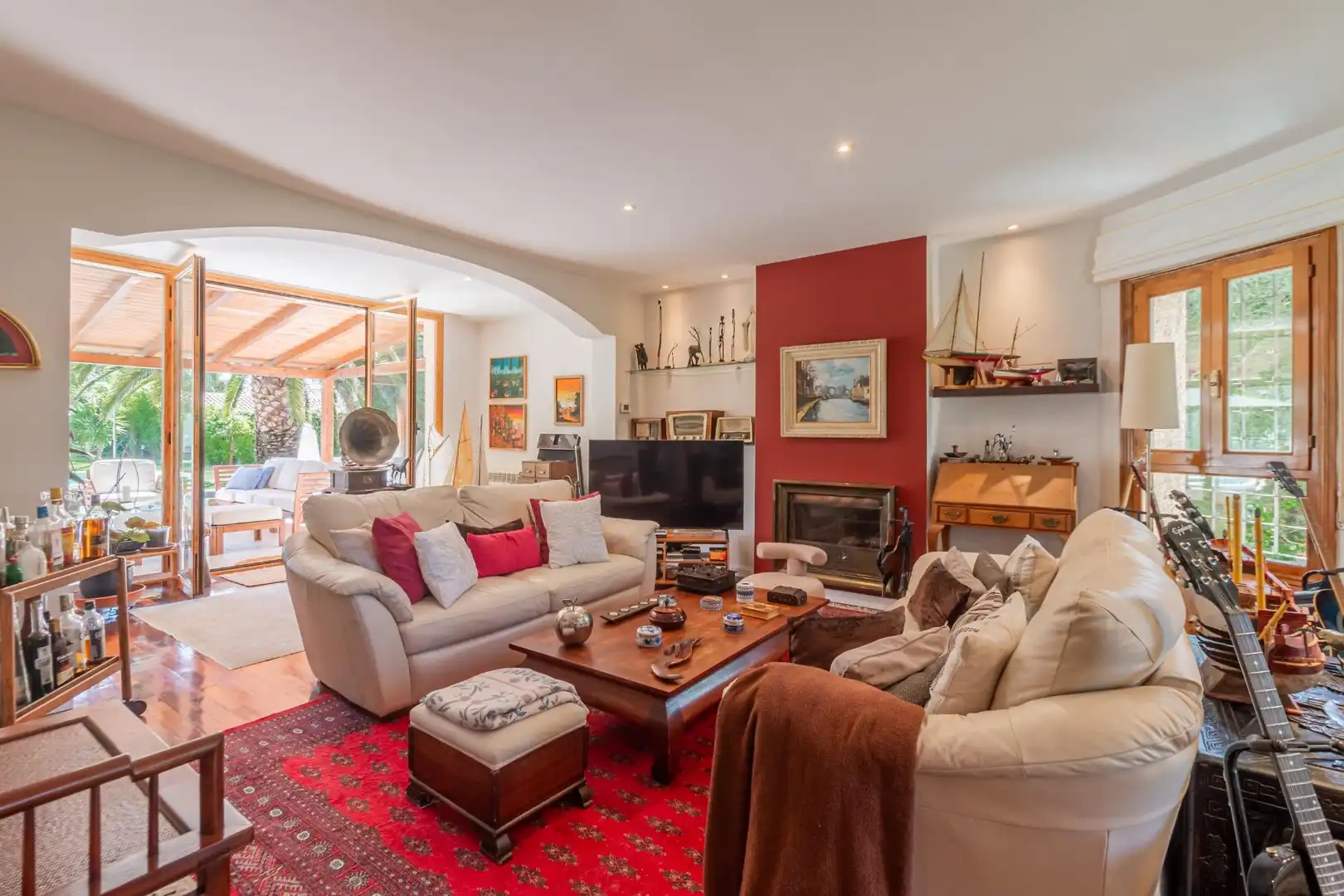 Living room of Houses for sale in Boadilla del Monte  with Heating, Private garden and Terrace